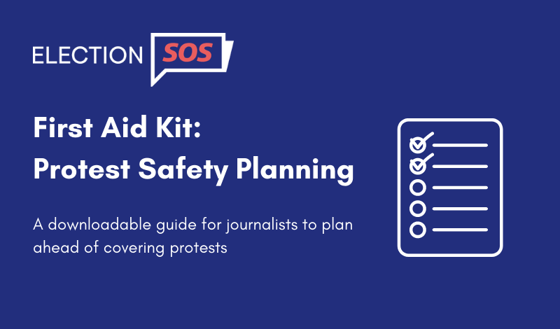 First Aid Kit: Protest Safety Planning card