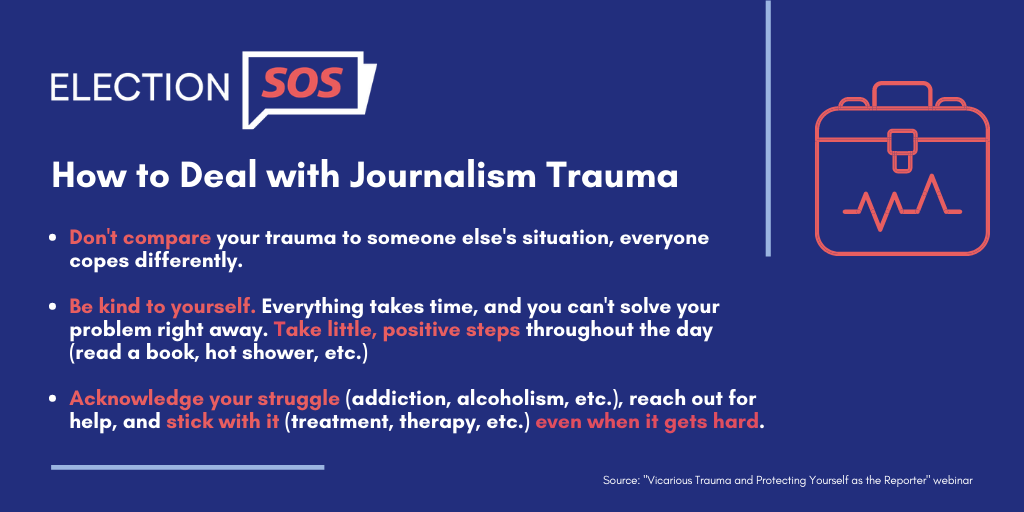 journalism trauma infographic